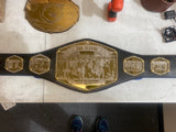 Custom Sample Championship 2.0 Belt Black Belt / Gold Plates + Gold Bling Borders