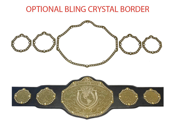Fully Custom Championship Belt - Custom Title Belts - Undisputed Belts