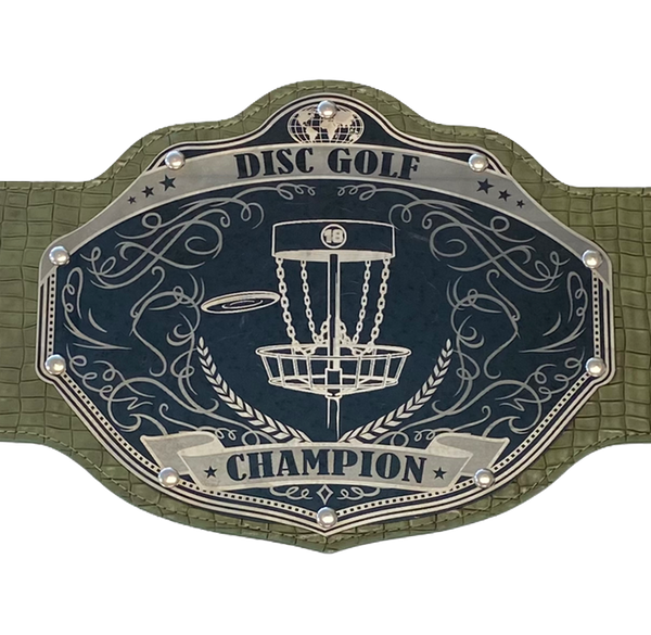 Disc Golf Championship Belt Trophy