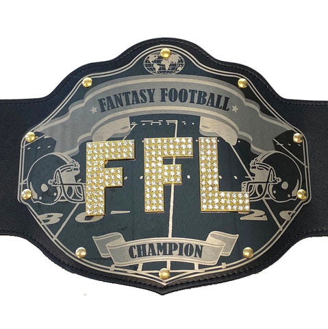 Bling Football Championship Belt Trophy Custom – Undisputed Belts