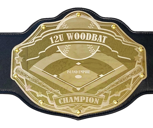 Baseball Championship Belt Trophy - Custom Text – Undisputed Belts
