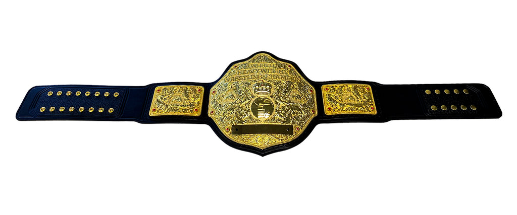 Custom Big Gold Championship Belt - Old School Wwf Wcw WWE Belt