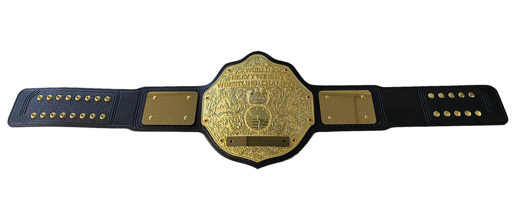 Custom Big Gold Championship Belt - Old School Wwf Wcw WWE Belt
