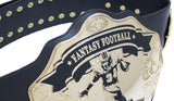 Fantasy Football Championship Belt Black Gold Undisputed Belts