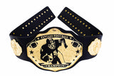 Fantasy Football Championship Belt Black Gold Undisputed Belts