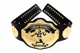 Fantasy Football Championship Belt Black Gold Undisputed Belts