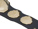 Fantasy Football Championship Belt Trophy Black Gold Undisputed Belts
