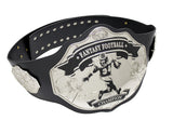 Fantasy Football Championship Belt Trophy Black Silver Undisputed Belts