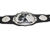Fantasy Football Championship Belt Black Silver Undisputed Belts