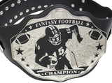 Fantasy Football Championship Belt Black Silver Undisputed Belts