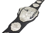 Fantasy Football Championship Belt Trophy Black Silver Undisputed Belts