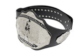 Fantasy Football Championship Belt Trophy Black Silver Undisputed Belts