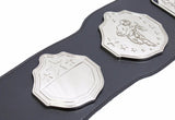 Fantasy Football Championship Belt Trophy Black Silver Undisputed Belts