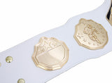 Fantasy Football Championship Belt Trophy White Gold Undisputed Belts