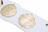 Fantasy Football Championship Belt Trophy White Gold Undisputed Belts