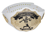 Fantasy Football Championship Belt Trophy White Gold Undisputed Belts
