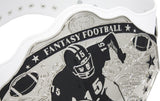 Fantasy Football Championship Belt White Silver Undisputed Belts