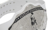 Fantasy Football Championship Belt Trophy White Silver Undisputed Belts