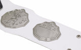 Fantasy Football Championship Belt Trophy White Silver Undisputed Belts