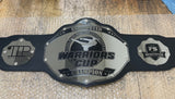 Custom Sample Color Tech Championship 1.0 Belt - Black Belt / Silver Plates