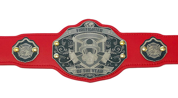 Mini Firefighter Championship Belt - Custom Text – Undisputed Belts